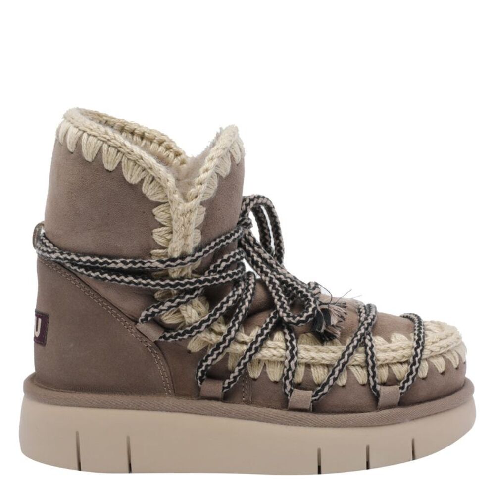 Mou Women Eskimo Bounce Scoubidou Lace Booties